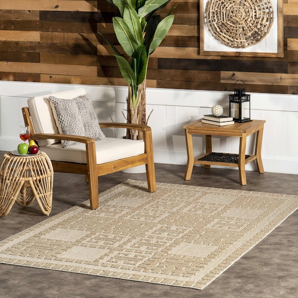 Nuloom Valorie Mediterranean Indoor/Outdoor Area Rug 5ft 3in x 7ft 7in KKBR03A-508 - main